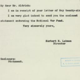 Letter: 1943 June 7