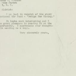 Letter: 1947 November 17