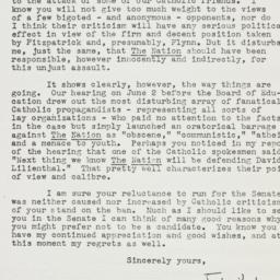 Letter: 1949 July 12