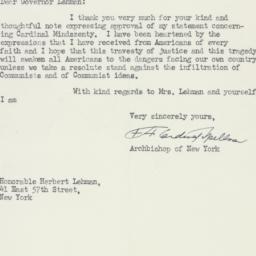 Letter: 1949 February 8