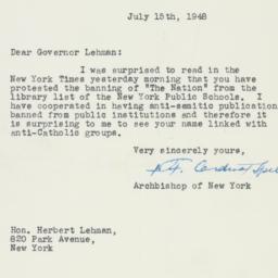 Letter: 1948 July 15