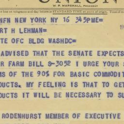 Telegram: 1964 July 16