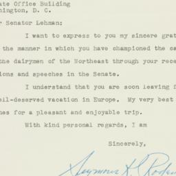 Letter: 1954 August 18