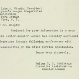 Letter: 1951 February 3