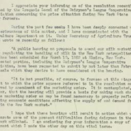 Letter: 1953 February 19