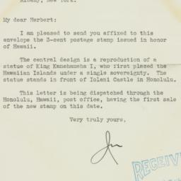 Letter: 1937 October 18