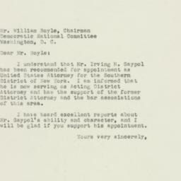 Letter: 1949 December 22