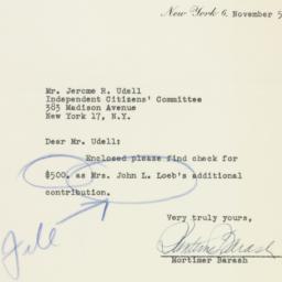 Letter: 1949 November 5