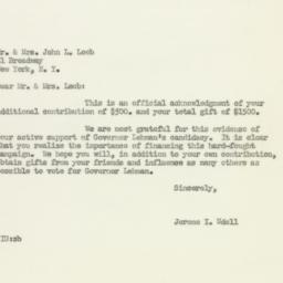 Letter: 1949 November 7