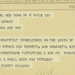 Letter: 1963 December 6