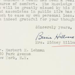Telegram: 1946 August 8
