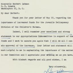 Memorandum: 1956 May 23