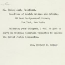 Letter: 1943 June 25