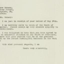 Letter: 1948 May 31
