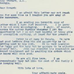 Letter: 1941 October 22