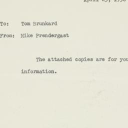 Memorandum: 1956 April 23