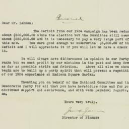 Letter: 1926 February 25