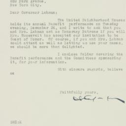 Letter: 1935 November 12