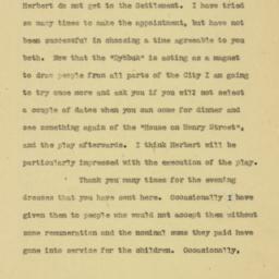 Letter: 1926 January 11
