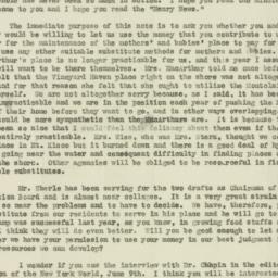 Letter: 1918 June 12
