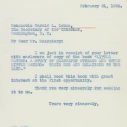 Letter: 1936 February 21