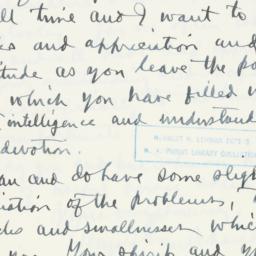 Letter: 1946 March 29