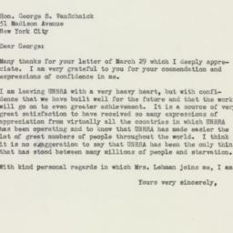 Letter: 1946 April 1