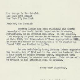 Letter: 1951 May 21