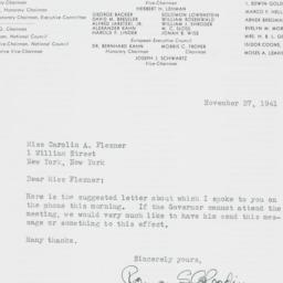 Letter: 1941 November 27