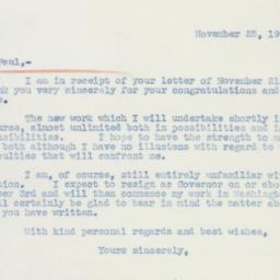 Letter: 1942 November 25