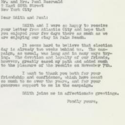 Letter: 1950 November 22