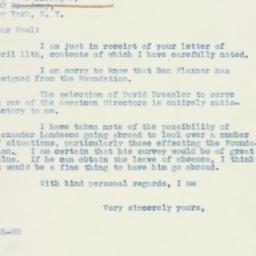 Letter: 1938 April 13