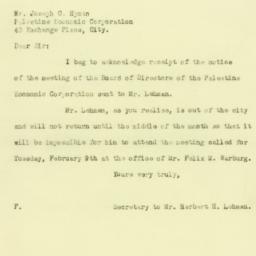 Letter: 1926 February 4