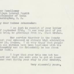 Letter: 1951 September 20