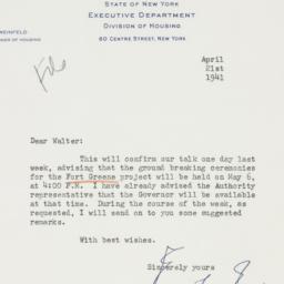 Letter: 1941 April 21