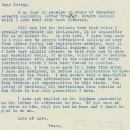 Letter: 1938 December 10