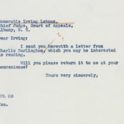 Telegram: 1942 January 15