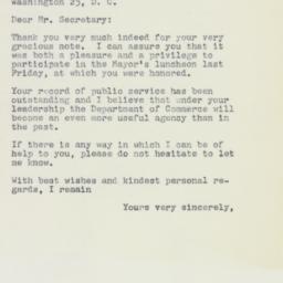 Letter: 1961 April 18