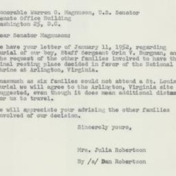 Letter: 1952 January 24