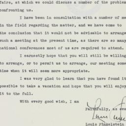Letter: 1940 November 12