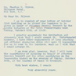 Letter: 1942 October 26