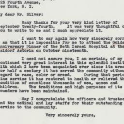 Letter: 1941 September 29
