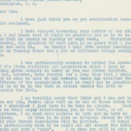 Letter: 1936 May 12