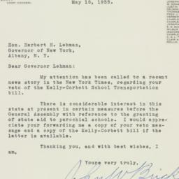 Letter: 1935 May 15