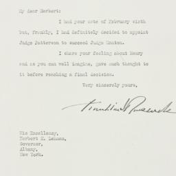 Letter: 1939 February 10