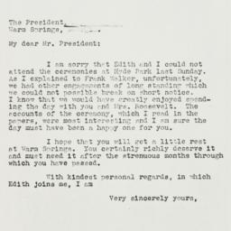 Letter: 1939 November 21