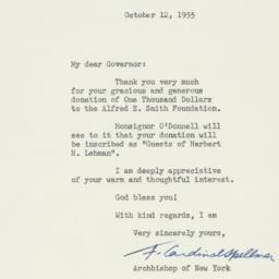 Letter: 1955 October 12