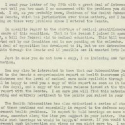 Letter: 1951 May 29