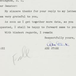 Letter: 1951 June 6