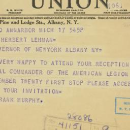 Telegram: 1937 September 17